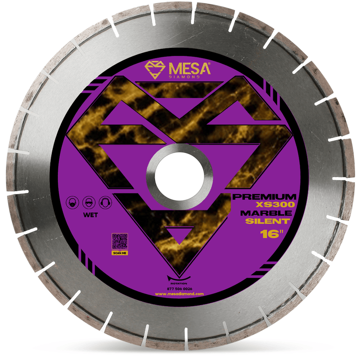 Silent Core Marble Bridge Saw Blade XS300Marble Saw BladeMESA DIAMOND ®61499817844516 in / 400mm16 in / 400mm